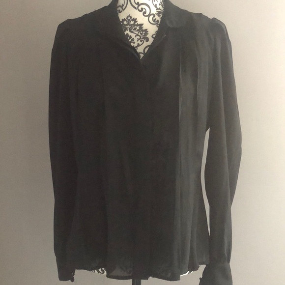 Sheer black dress shirt - Picture 6 of 8